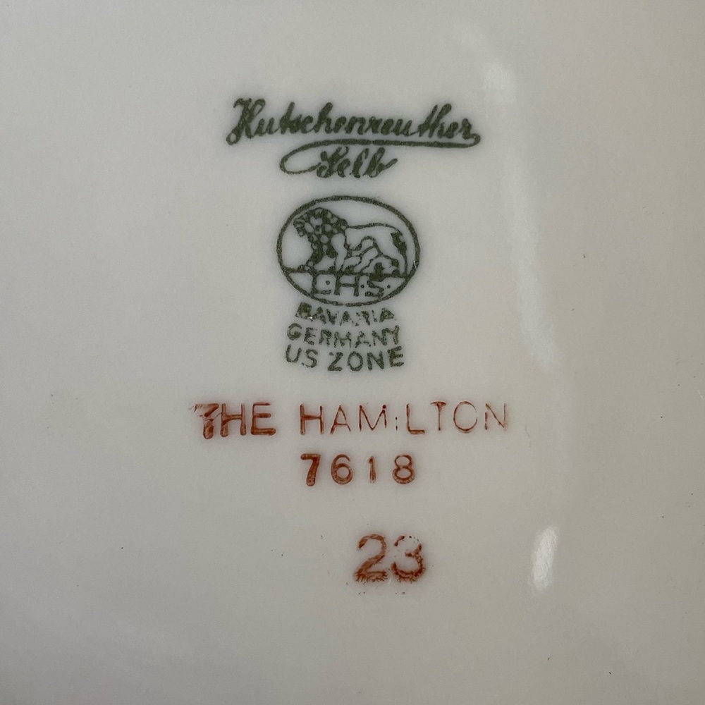 HUTSCHENREUTHER Hamilton Round Covered Vegetable Casserole Tureen Gold T… - Picture 8 of 16